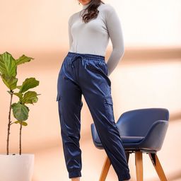 Freehand by The Indian Garage Co Women Mid Rise Cropped Joggers-image-108