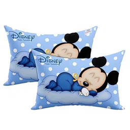 Kuber Industries Blue 2-Pieces Disney Printed Pillows-image-45