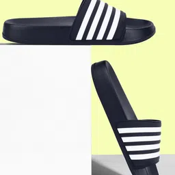 Aqualite Men Striped Sliders-picture-44