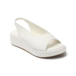 KIRAVI Open Toe Flatform Heels-12