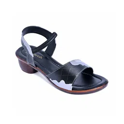Padvesh Ankle Strap Block Heel Sandals-34