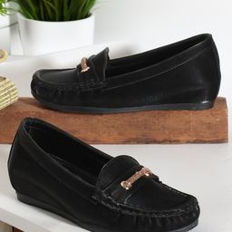 Carlton London Women Round Toe Lightweight Loafers-picture-24