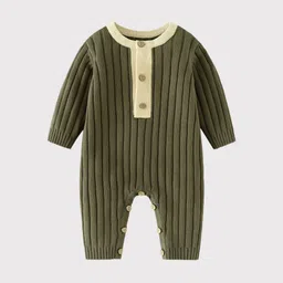 StyleCast Infants Ribbed Cotton Rompers-24