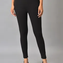AURELIA Women Solid Ankle Length Leggings-15