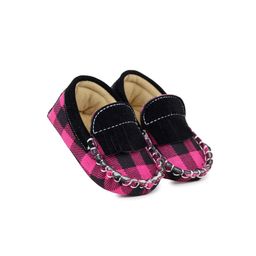 BAESD Infant Boys Checkered  Loafer Booties-image-37