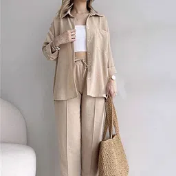 LULU & SKY Shirt-Collar Shirt With Calf-Length Trouser-image-75
