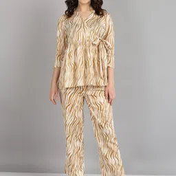 Shiv ali apparels Abstract Printed Tunic & Trouser Co-Ords-picture-54