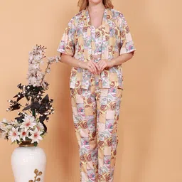 BAESD Printed Top, Shrug With Trouser Co-Ords-picture-8