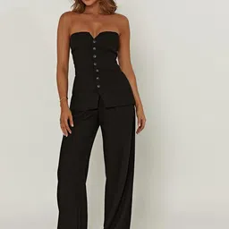 Bee Boe Bee Linen Collection Top With Trouser Co-Ords-picture-0