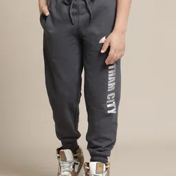 Kids Ville Boys Batman Printed Mid-Rise Joggers-image-77