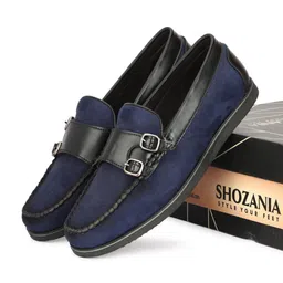 SHOZANIA Men Leather Horsebit Loafers-picture-28