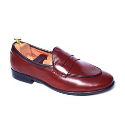 Wolvenmilano Men Leather Penny Loafers-image-67