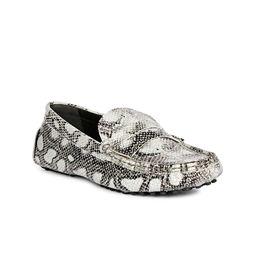 Saint G Women Printed Leather  Driving Shoes-image-100