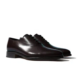 Rapawalk Burgundy Handcrafted Standard Width Leather Oxfords-image-64