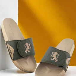Red Tape Men Printed Rubber Sliders-image-67