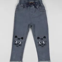 A-Okay Kids Embroidered Slim Fit Cotton High-Rise Jeans-image-85
