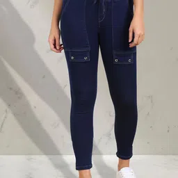 A-Okay Girls Slim Fit High-Rise Mid-Rise Stretchable Jeans-image-28