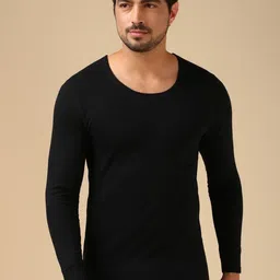 Van Heusen Men Anti Bacterial And Low Neck Thermal Cotton Top-image-100