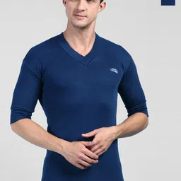 Lux Cottswool Pack Of 2 V-Neck Thermal Tops-image-67