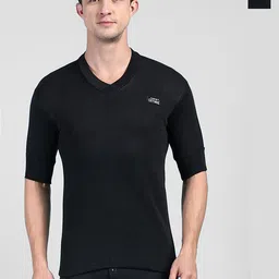 Lux Cottswool Pack Of 2 V-Neck Thermal Tops-image-11