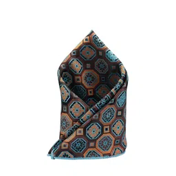 The Tie Hub Men Blue Pocket Squares-image-30