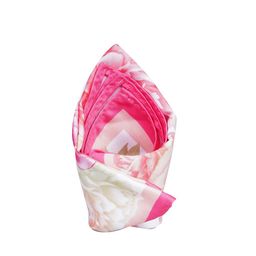 Tossido Men Pink & White Printed Pocket Square-image-69