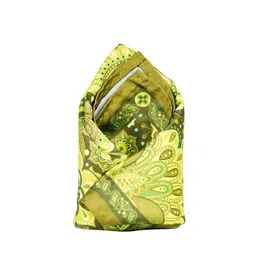 Tossido Men Lime-Green & White Printed Pocket Square-image-26