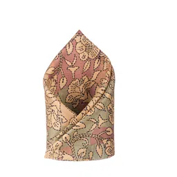 The Tie Hub Men Printed Silk Cotton Pocket Square-10