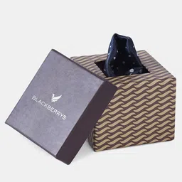 Blackberrys Men Black Printed Pocket Squares-38