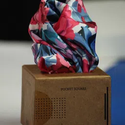 Tossido Men Floral Printed Pocket Square-17