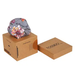 Tossido Men Grey & Pink Printed Pocket Squares-image-14