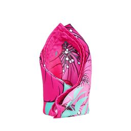 Tossido Men Pink & Blue Floral Printed Pocket Square-image-84