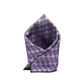 The Tie Hub Men Purple Printed Pocket Squares-image-14