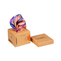 Tossido Men Purple & Pink Printed Pocket Square-image-90