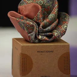 Tossido Men Paisley Printed Pocket Square-54