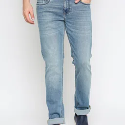 Basics Men Super Skinny Fit Heavy Fade Stretchable Casual Cotton Jeans-picture-48