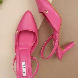 ELLE Synthetic Kitten Pumps-24
