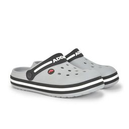 Adda Men Grey & Black Clogs image 1