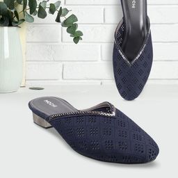 Mochi Blue Comfort Mules-16