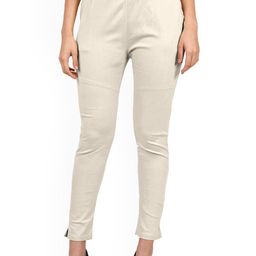 Mehrang Women Cotton Relaxed Straight Leg Regular Trousers-image-8