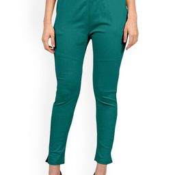 Mehrang Women Cotton Relaxed Straight Leg Regular Trousers-image-31