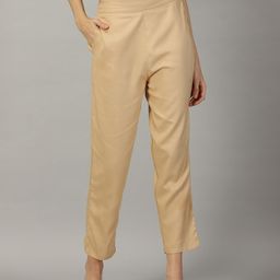 HAY Mid-Rise Regular Fit Relaxed Straight Leg Casual Trousers-image-75