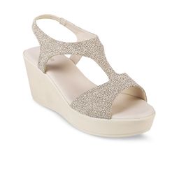 Mochi Embellished Open Toe Back Strap Wedge-30