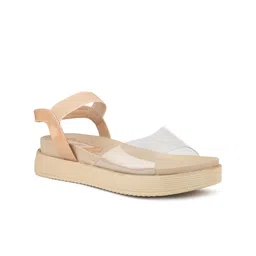 Inc 5 Open Toe Flatform Heels With Backstrap image 2
