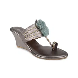 Inc 5 Ethnic Embellished Wedge heels-image-28