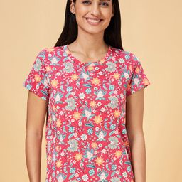 Dreamz by Pantaloons Printed Cotton Lounge T-shirts-picture-25