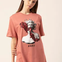 Lounge Dreams Pure Cotton Oversized Tshirt-image-45
