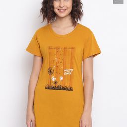 Duchess Women Pack Of 2 Printed Cotton Lounge Tshirts-image-55