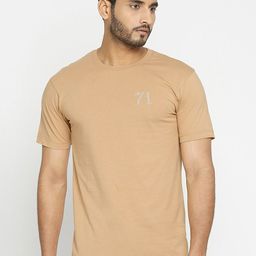 VIP  Round Neck Regular Fit Cotton Casual T-Shirt-image-99