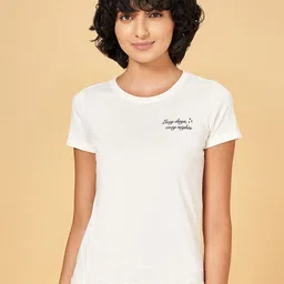 Dreamz by Pantaloons Printed Round Neck Cotton Lounge T-shirts-picture-27